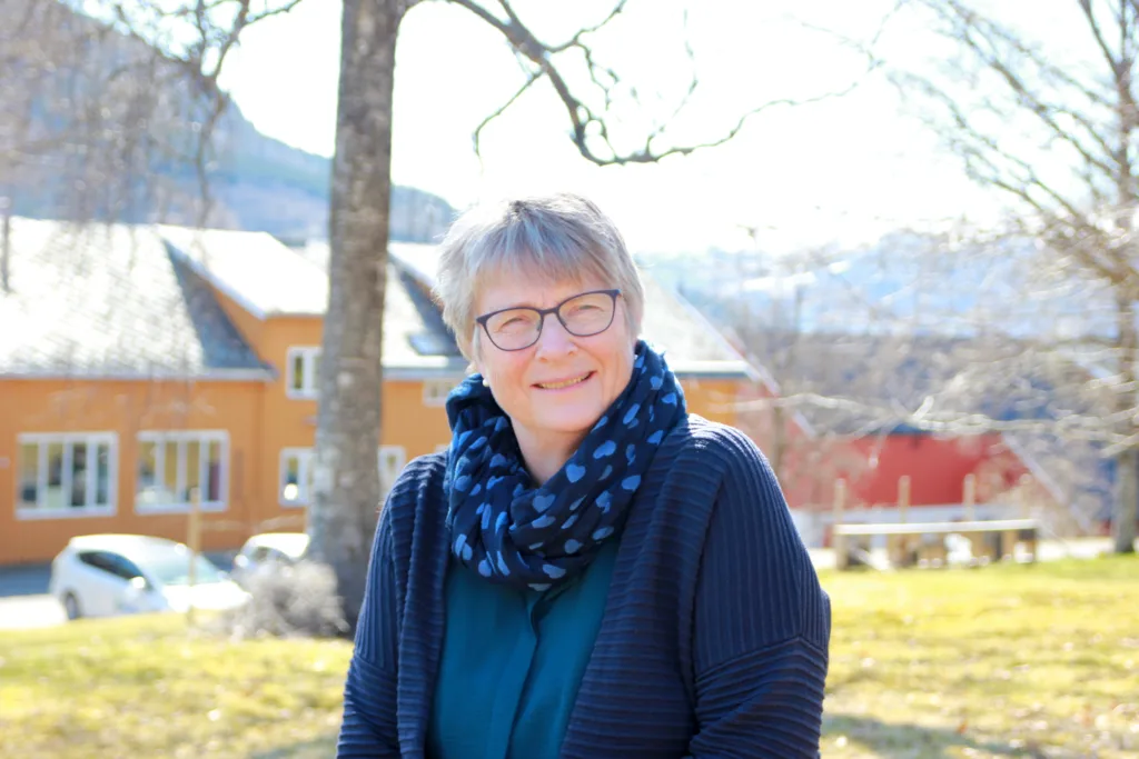 Turid Årsrapport Daglig leder Turid Strøm på Tingvoll Gard (Foto: Vegard Botterli)