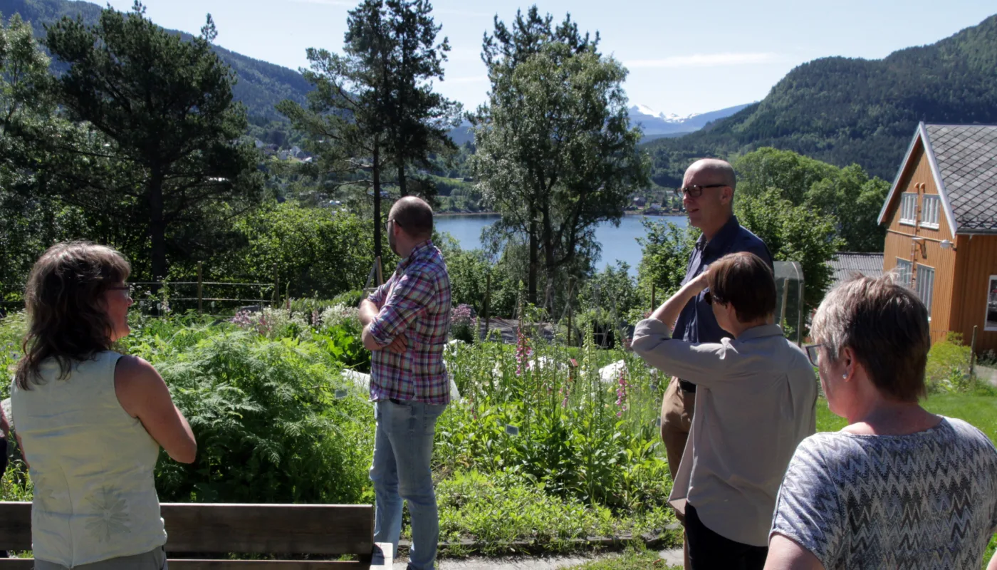 Rff Det Regionale forskningsfond i Midt-Norge var på besøk hos NORSØK og NIBIO på Tingvoll