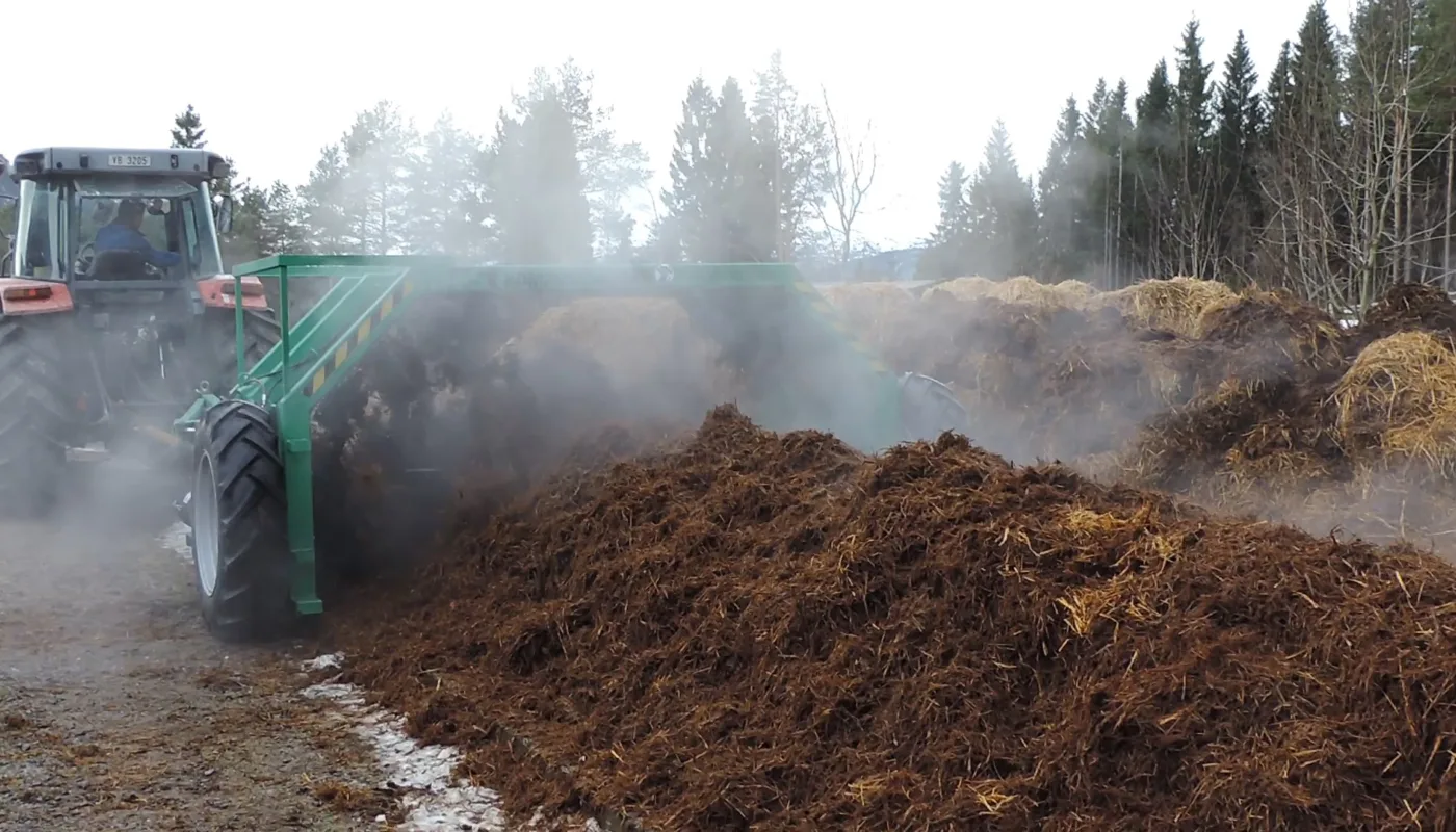 Kompostvender Ps Kompostvender i aksjon (Foto: Kirsty McKinnon)