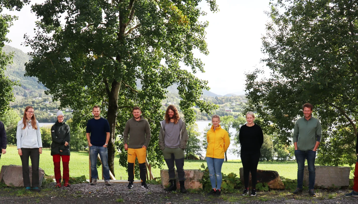 Img 1932 Studenter fra Gjermundnes VGS ved undervisningssamling på Tingvoll Gard (Foto: Vegard Botterli)