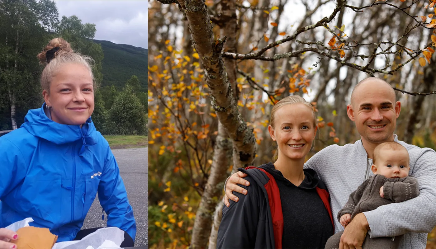 Maria Og Anniken Fra venstre: Maria Båtnes og Anniken Fure Stensrud med mannen Eirik og datteren Iris.