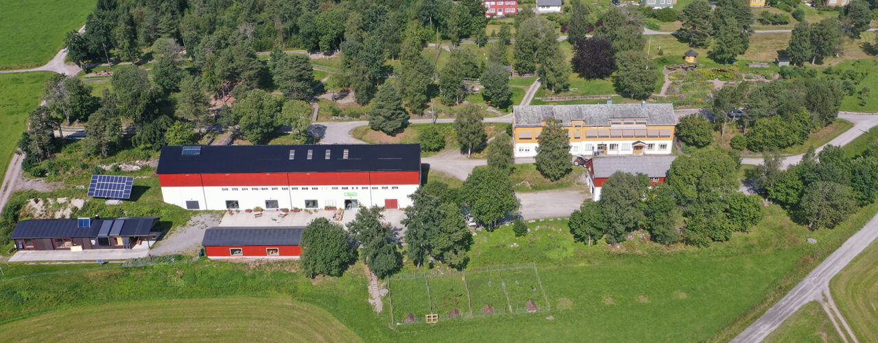 Dronebilde Norsø K Tingvoll gard